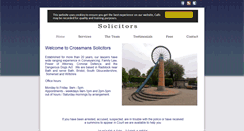 Desktop Screenshot of crossmans-solicitors.com
